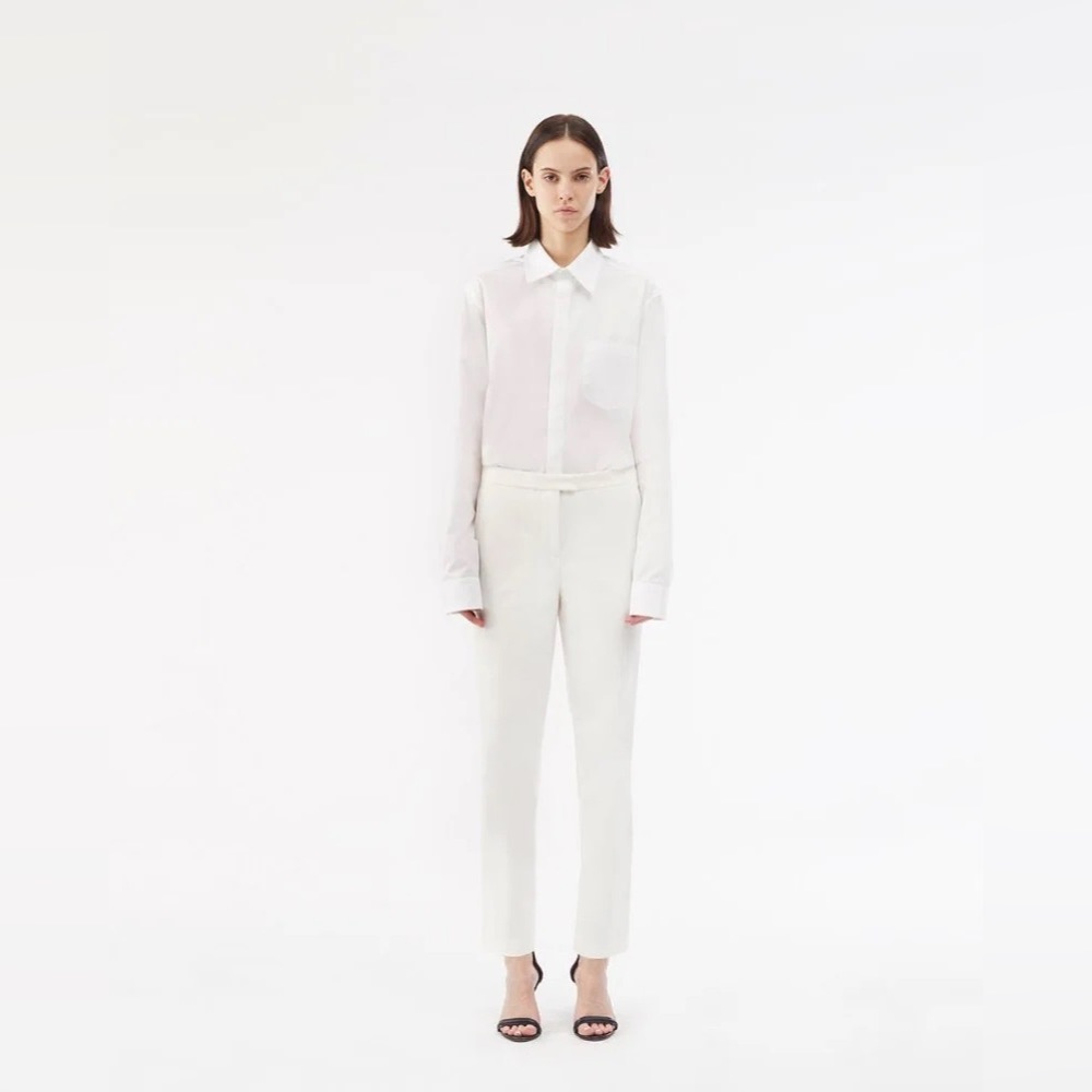 3.1 Phillip Lim | Off White Tapered Leg Trouser Pants Size 8